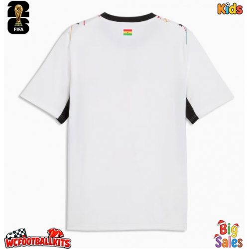 Ghana Replica Home Stadium Kit for Kids World Cup 2026 Short Sleeve (+ pants)